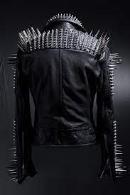 Spikes And Studs Leather Jacket Studded Leather Jacket Leather Jackets Women Jackets Men Fashion