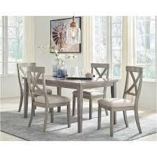 Signature design by ashley centiar dining room chair, stone. D291 25 Ashley Furniture Parellen Rectangular Dining Table