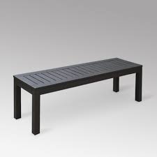 Commercial grade recycled plastic backless bench. Westlake Wood Outdoor Patio Backless Bench Cambridge Casual Target