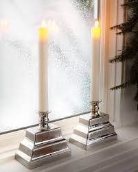 Miracle Flame Led Window Candles Set Of 2 Balsam Hill Window Candles Led Window Candles Christmas Window Candles