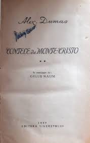Жерар депардье, орнелла мути, жан рошфор, пьер ардити и. Alexandre Dumas Contele De Monte Cristo Vol 2 Anticariatul Online