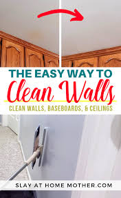 How To Clean Walls Without Removing Or Discoloring Paint Cleaning Walls Cleaning Baseboards Baseboards