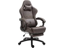 Fast & free shipping on orders over $35 Dowinx Gaming Chair Office Chair Pc Chair With Massage Lumbar Support Vantage Style Pu Leather High Back Adjustable Swivel Task Chair With Footrest Brown Newegg Com