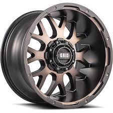 20x10 bronze black wheel grid gd02 blank 25 bronze wheels black rims truck truck rims