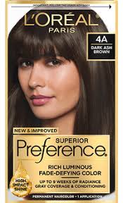 Permanent Ash Brown Hair Color & Ash Brown Hair Dye