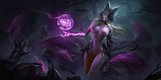 league of legends ahri animal ears armor naked nipples pussy tagme tail  uncensored | 823042 | yande.re