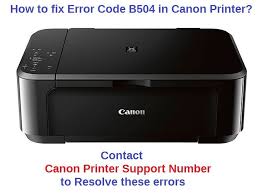 How To Fix Error Code B504 In Canon Printer Printer Error Code Coding