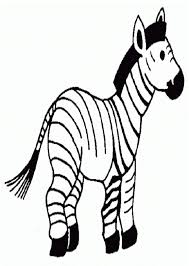 Dibujo Cebra Para Colorear