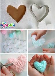 عمل ديكور جميل شكل قلوب بخامات بسيطة اشغال يدوية بالعربي نتعلم Fun And Easy Diys Valentines Diy Diy For Kids