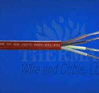 200°C (392°F) Silicone Rubber Multi-Conductor Cable