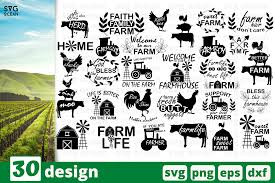 Download 30 Farm Quotes Svg Bundle Quotes Cricut Svg By Svgocean Thehungryjpeg Com 3D SVG Files Ideas | SVG, Paper Crafts, SVG File