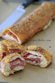 Genoa Mozarella Stromboli Cooking Recipes Food Yummy Food