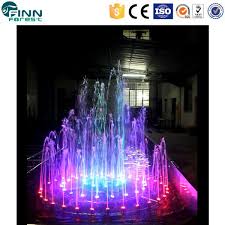 Source Charming Effect Outdoor Garden Use Music Dancing Water Fountain With Led Lights Nozzles On M Alibaba C Fountain Lights Water Fountains Outdoor Fountains
