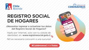 El registro social de hogares apoya los procesos de postulación y selección de beneficiarios a los distintos programas y subsidios del estado, como por ejemplo importante: Facebook
