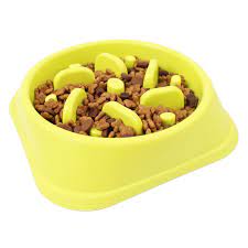 Large Small Dog Puppy Slow Down Eating Feeder Dish Dog Cat Feeding Food Bowl Pet Supplies 3 Colors Dog Food Recipes Dog Food Bowls Cat Food Bowl