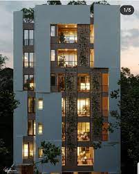 Pin By Yalda Katiraee On Modern Facade Residential Building Design Facade Design Layout Architecture