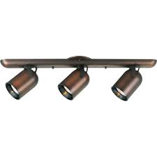 Progress Lighting 3 Light Urban Bronze Track Lighting Fixture P6160 174 The Home Depot