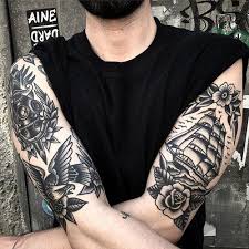 Creative Ideas Tattoo Women Creative Design Black Grey Black Work Tattoos Creativetatto Work In 2020 Tattoos Traditional Tattoo Black And White Army Tattoos