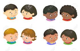 Like his best friend, patrick tends to be extremely gullible and clueless (even to spongebob's intentions), but remains a very. Cartoon Kids Icon Boy Girl Icon Head In Pair Isolated Illustration Royalty Free Cliparts Vectors And Stock Illustration Image 83306771