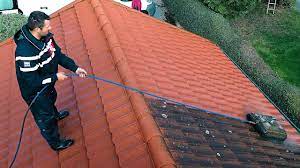 #metalroofcleaning #metalroofwashing #cleaningtinroofthis is how to clean a metal roof. Aqua Jet Roof Cleaning System Youtube