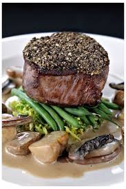 Slice the meat on an angle across the grain for the most tender results. Nick Nairn S Peppered Fillet Of Beef With Whisky Sauce Fillet Steak Recipes Gourmet Beef Steak Dishes