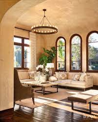 If you lust over the kind of ceiling design. Transitional Neutral Living Room With Venetian Plaster Walls Luxe Interiors Design