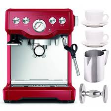 Maybe you would like to learn more about one of these? Breville Bes840cbxl The Infuser Espresso Machine Cranberry Red Includes Stainless Steel Frothing Pitcher Handheld Tamper And 3 Oz Ceramic Tiara Espresso Cup And Saucer Buy Online In Isle Of Man At Isleofman Desertcart Com