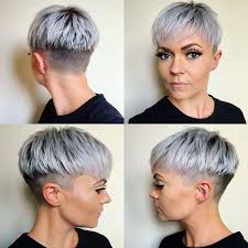 Hravý a mírně vzpurný účes dodá. Grey Pixie Hair Thick Hair Styles Short Sassy Haircuts Short Pixie Haircuts