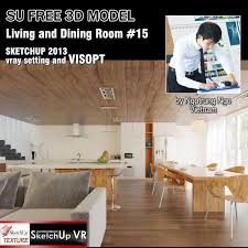 Free Sketchup 3d Model Living Room 15 Sketchup Model 3d Model Kitchen Models