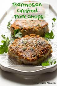 You can also use loin chops because they are leaner than center. Easy Parmesan Crusted Pork Chops Low Carb Maven