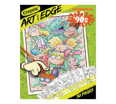 Gone are the days when your youngster would be definit Crayola Art With Edge Nickelodeon Classics 30 Pages Art Activities Coloring For Everyone Crayola