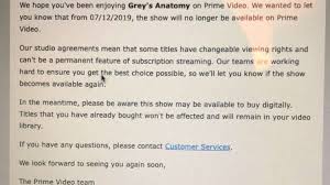 Die ersten 13 staffeln sind bei amazon prime in der flatrate enthalten. Petition Keep Grey S Anatomy On Amazon Prime Change Org