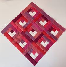 Maybe these patterns will spark some ideas! Heart Log Cabin Quilt Block Free Quilt Pattern Melanie Ham