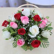 Maybe you would like to learn more about one of these? Mix Roses Basket Which Can Add Chocolates And Cakes