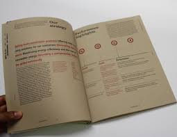 Design Project For Typography Class I Redesigned The Csr Report For Staples Keeping In Mind The Sustainability And Res Csr Report Recycled Paper Report Design