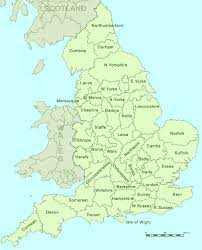 England, scotland, wales and the northern ireland. County Map Of England English Counties Map