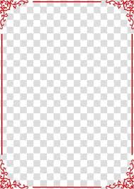 Red Border Line Illustration Red Google S Frame Red Border European Border Borders Book Transparent Yellow Framed Art Book Transparent Transparent Background