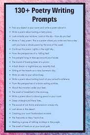 Maybe you would like to learn more about one of these? 130 Poetry Writing Prompts Poetry Prompts Ideas Imagine Forest