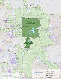 Yellowstone National Park Boundaries Greater Yellowstone Ecosystem - Yellowstone National Park (U.s. National  Park Service)