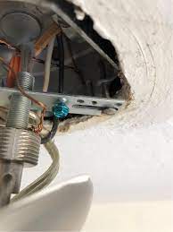 Attach the strap to the electrical box with the mounting screws that came with the strap. Is This My Light Fixtures Ground Wire Home Improvement Stack Exchange
