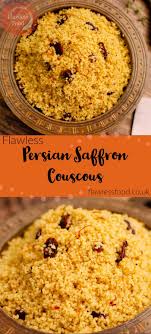Persian Saffron Couscous Recipe In 2020 Easy Cooking Recipes Vegan Recipes Easy Couscous
