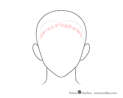 Apr 12 2017 explore erica knight s board anime hairstyles male on pinterest. How To Draw Anime Male Hair Step By Step Animeoutline