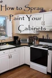 11 Painted Kitchen Cabinets That Look Surprisingly Professional Painting Kitchen Cabinets Spray Paint Cabinets Home Kitchens