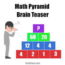 Math is important because it is used in everyday life. Brain Teaser Number And Math Puzzle Math Pyramid Brain Teaser There Is A Math Pyramid On The Picture Are You Able Brain Math Maths Puzzles Brain Teasers