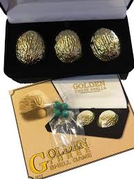 Find the pea 3 shell game half walnut street con a scam close up magic trick new. Magic Makers Golden Three Shell Game Walmart Com