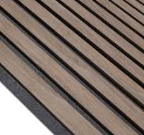18mm Akoestisch paneel - Bruin Eiken | 260 x 60 x 1,8cm - Bekijk nu!