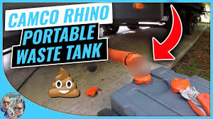 The camco rhino tote tanks are the durable. Camco Rhino Heavy Duty 36 Gallon Portable Waste Tank Review Update Youtube