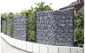 Haus Von Dimitri Braun In 2020 Gabionenwand Gabionen Abschussiger Garten