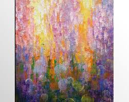 Herbst Birke Baum Malerei Landschaftsmalerei Grosse Leinwand Etsy Art Painting