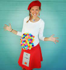 Lisa Frank Gumball Machine Maternity Halloween Costume Pregnant Halloween Costumes Mummy Halloween Costume Gumball Costume